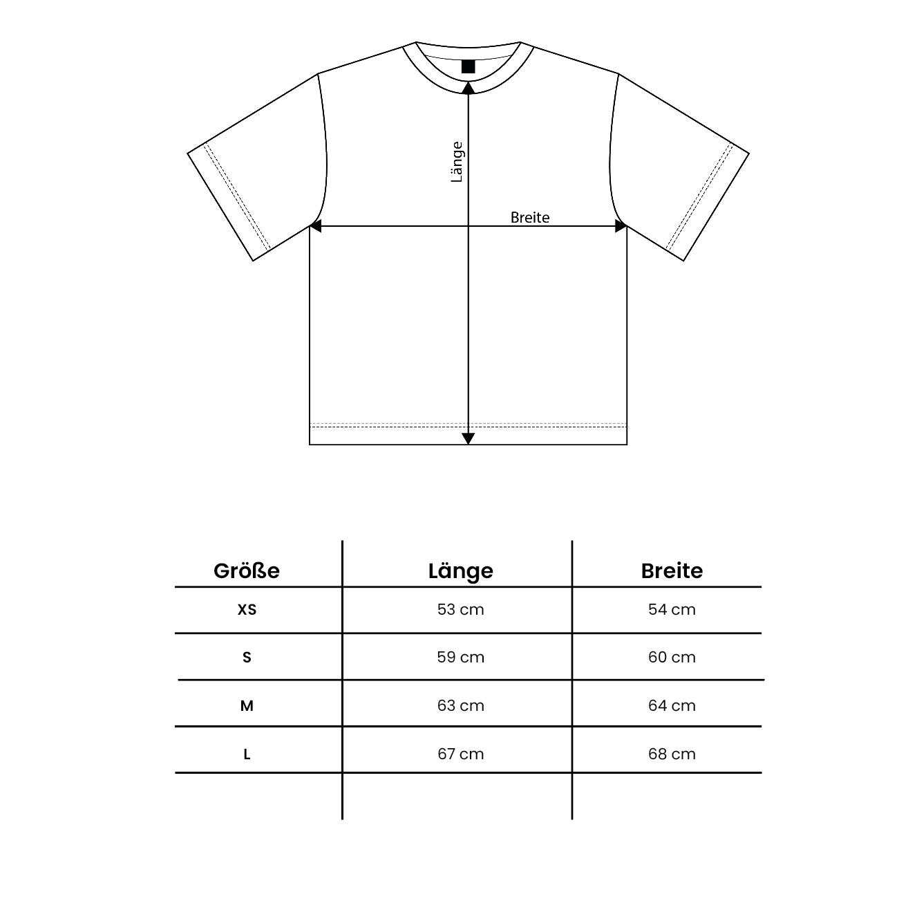 Das T-Shirt - Schwarz