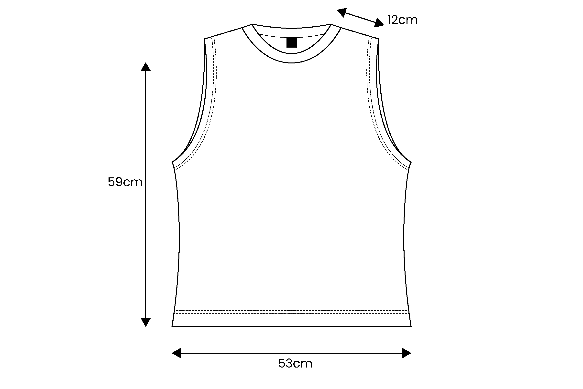 Das Tank Top in M - Regular