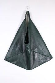 Die Origami-Tasche - Dunkelgrün