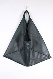 Die Origami-Tasche - Graugrün