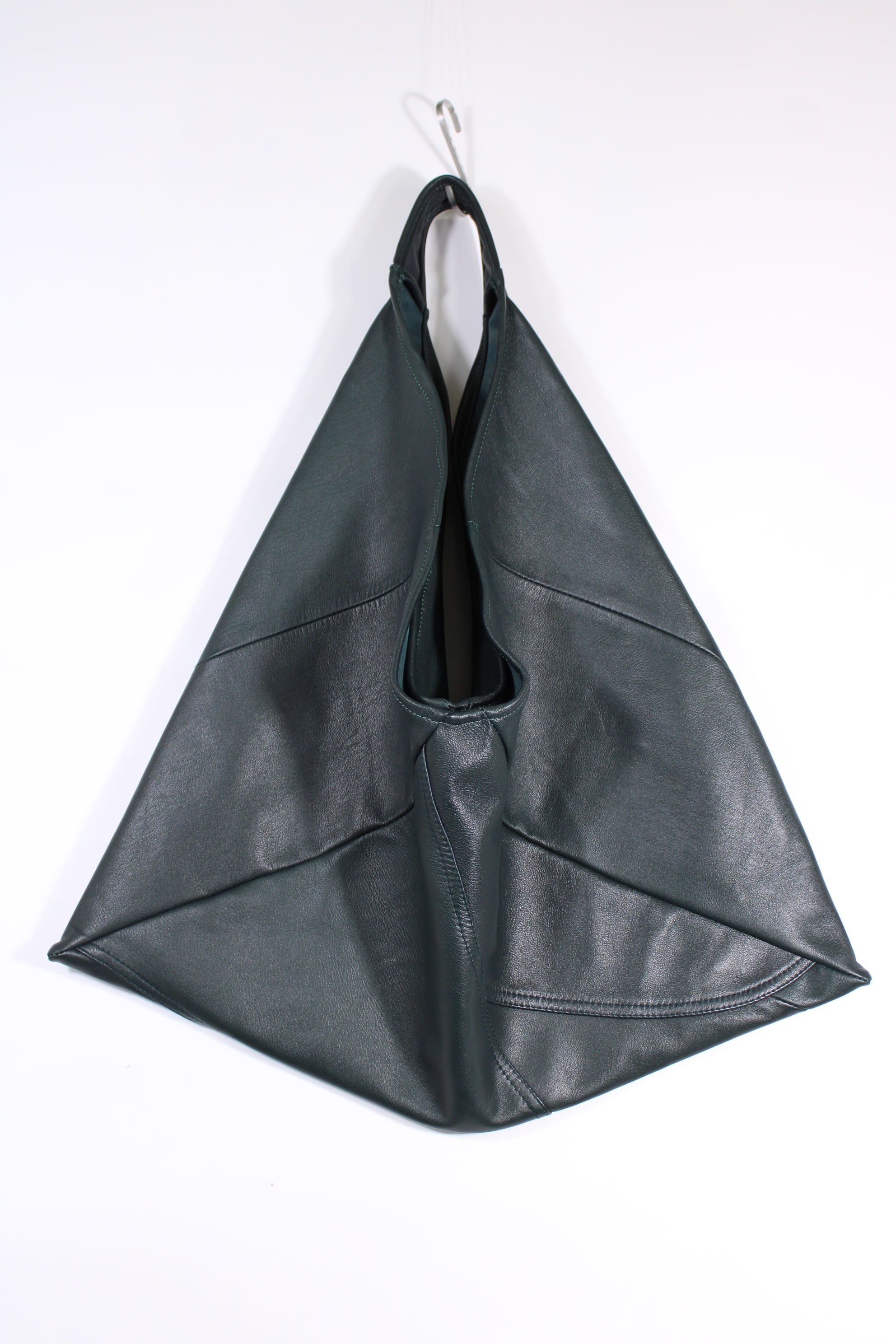 Die Origami-Tasche - Graugrün