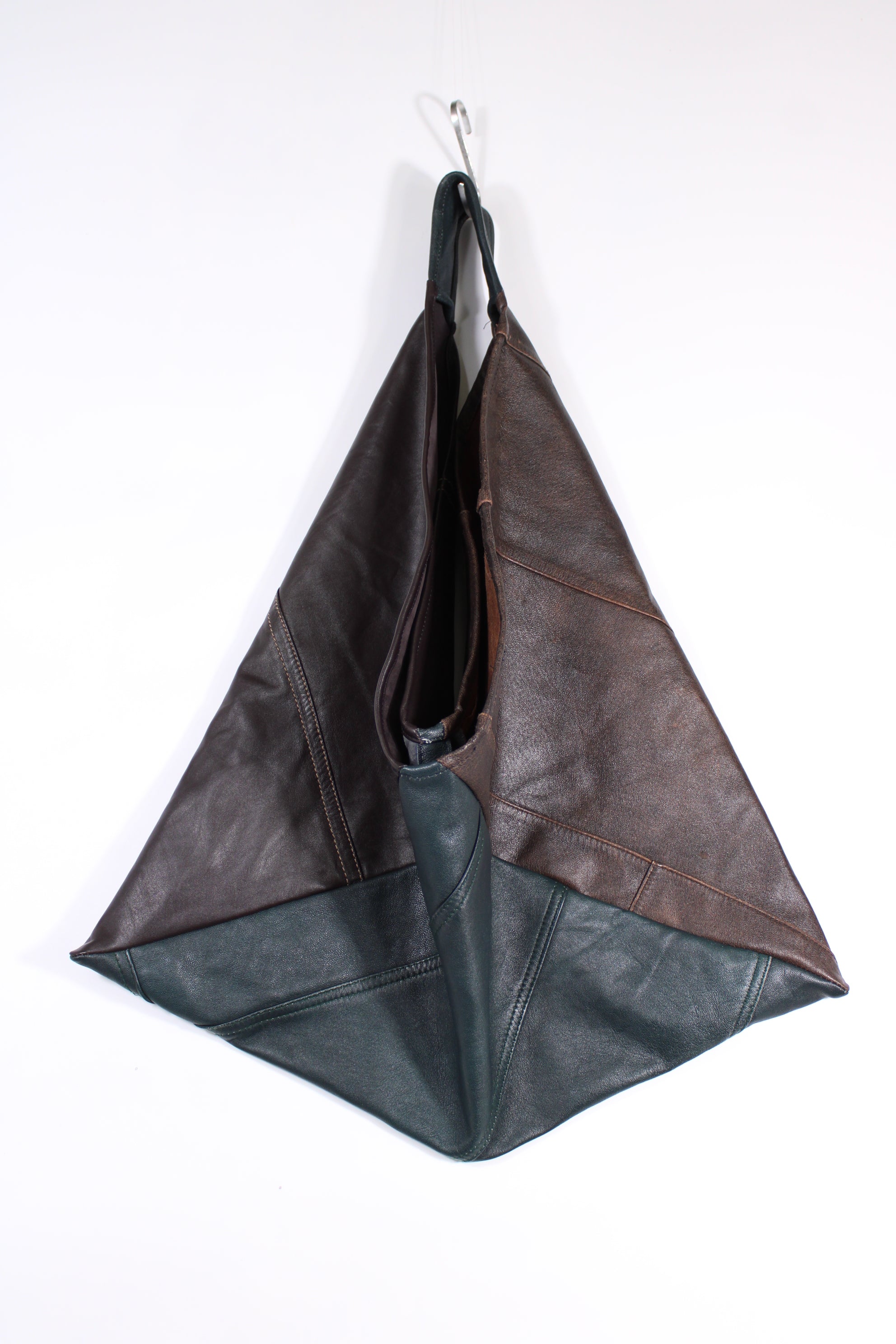 Die Origami-Tasche - Braun/Anthrazit
