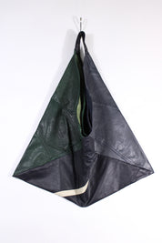 Die Origami-Tasche - Dunkelblau/Dunkelgrün