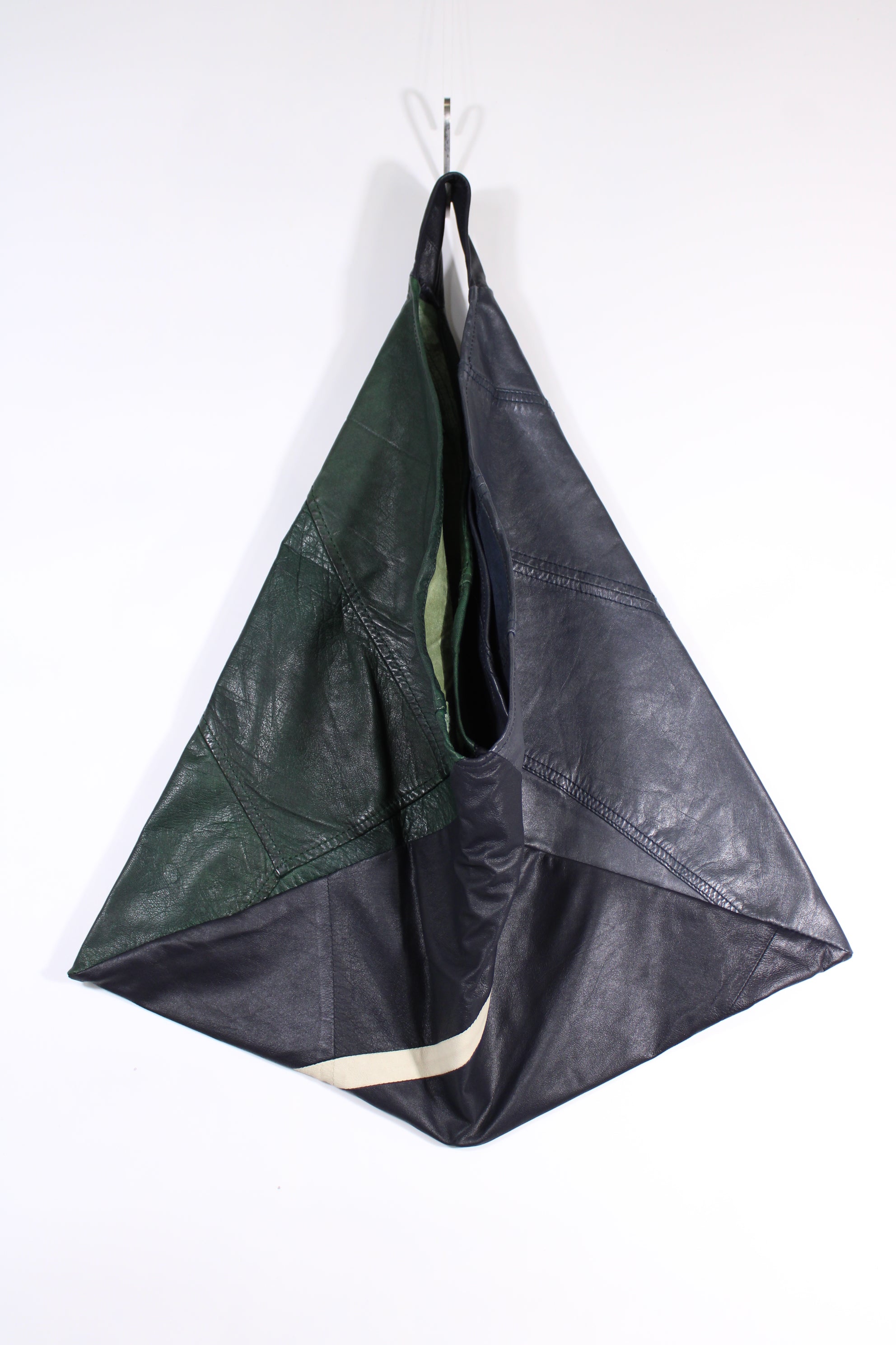 Die Origami-Tasche - Dunkelblau/Dunkelgrün