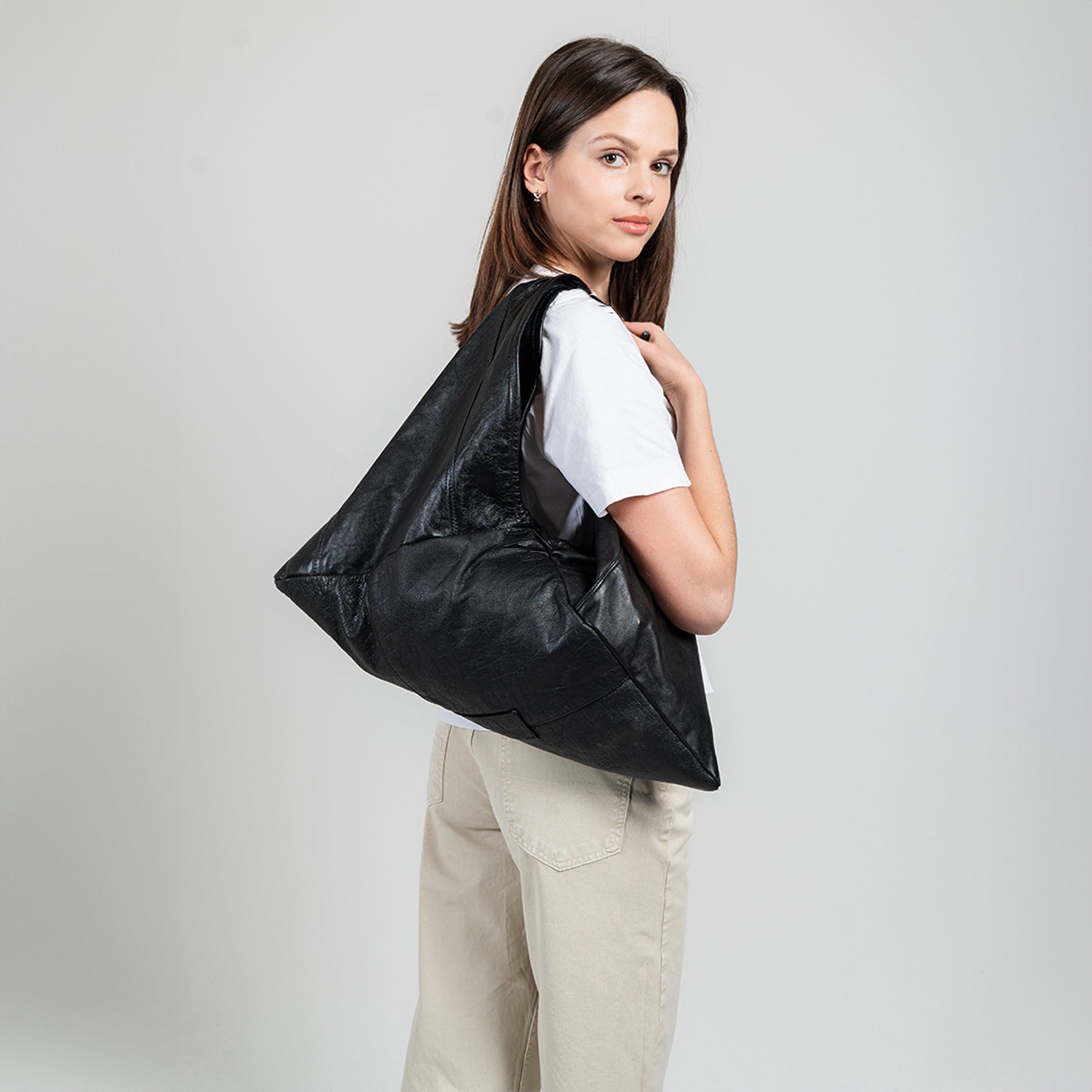 Die Origami-Tasche - Dunkelgrün
