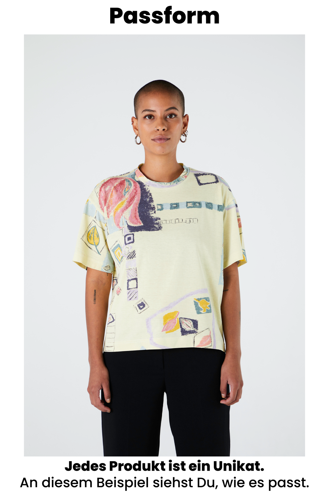 Das T-Shirt in XS - Oversized