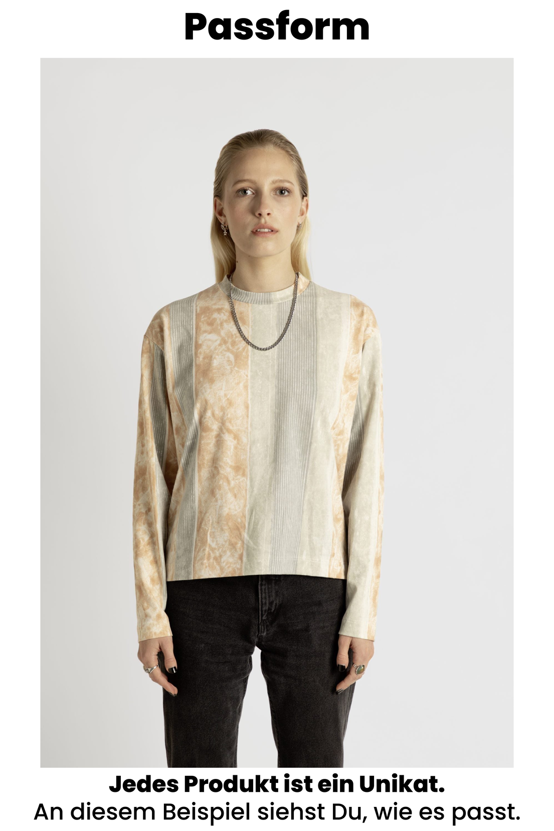 Das Longsleeve in XS - Oversized